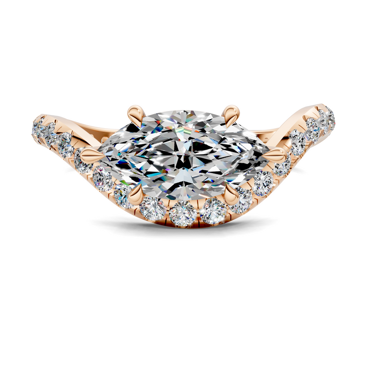 Lakeisha East-West Pavé Ring