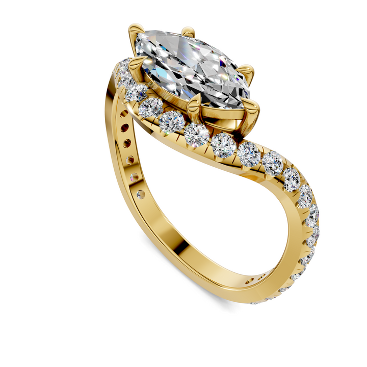 Lakeisha East-West Pavé Ring