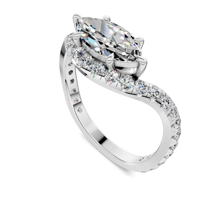 Lakeisha East-West Pavé Ring