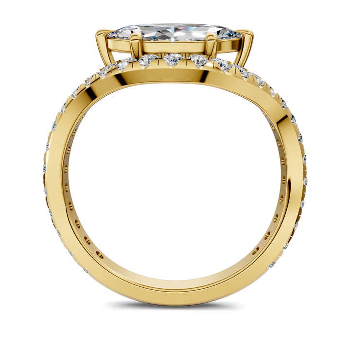 Lakeisha East-West Pavé Ring