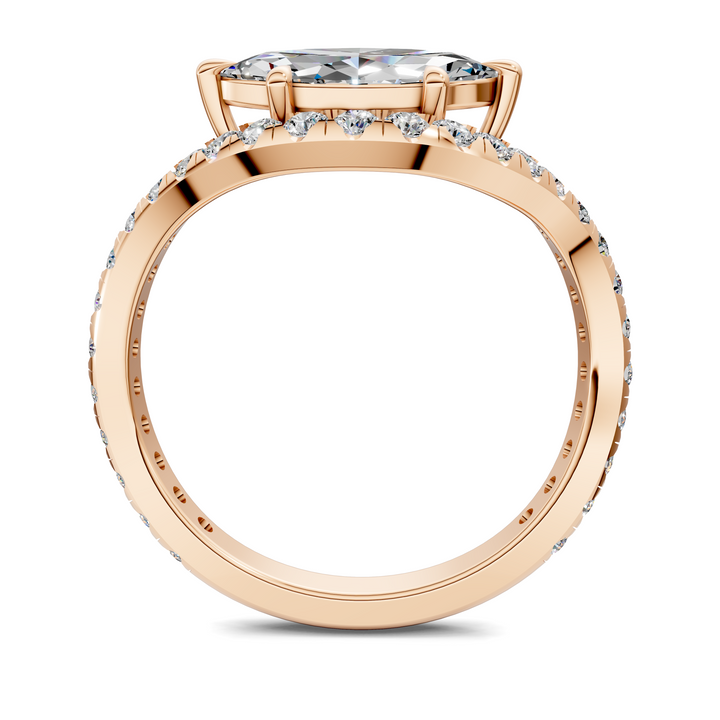 Lakeisha East-West Pavé Ring