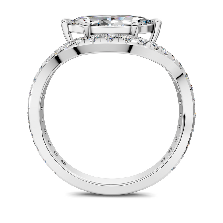 Lakeisha East-West Pavé Ring