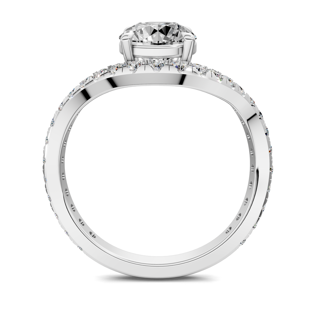 Lakeisha East-West Pavé Ring