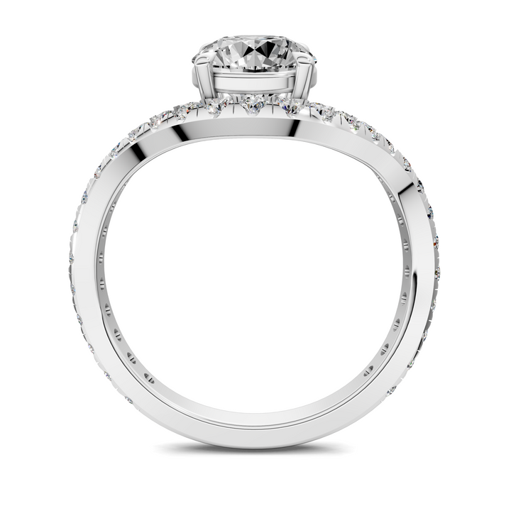 Lakeisha East-West Pavé Ring