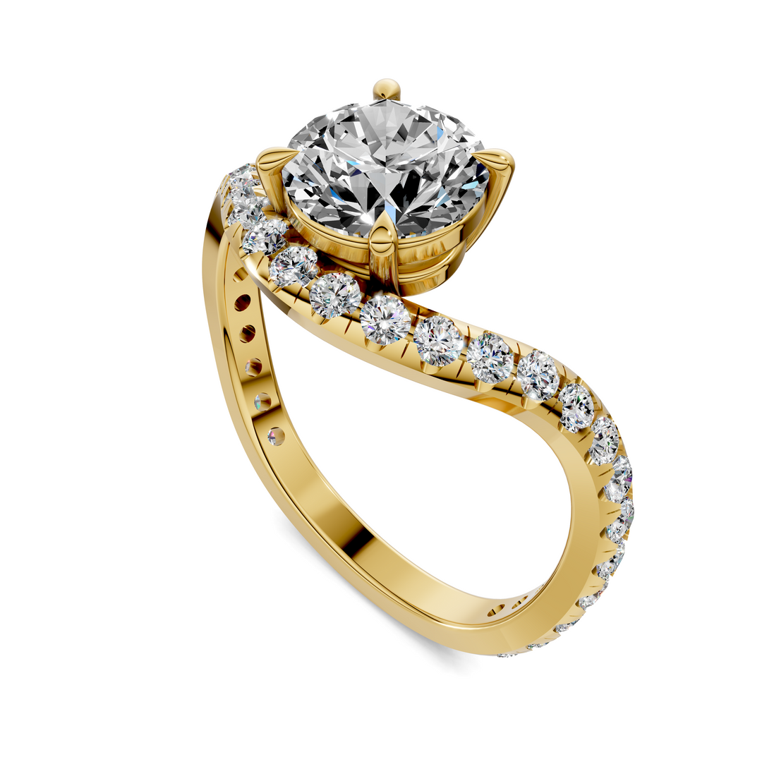 Lakeisha East-West Pavé Ring