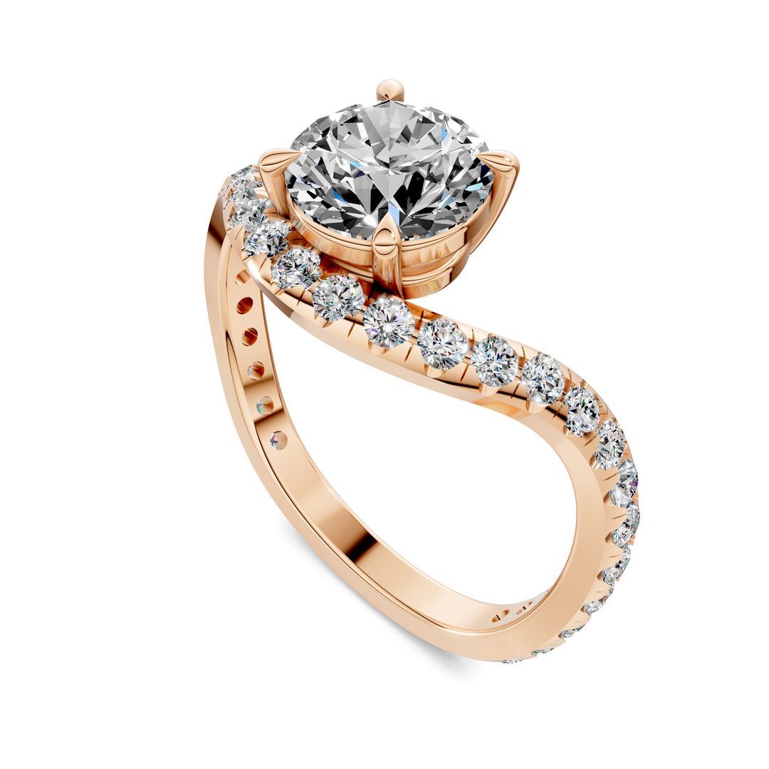 Lakeisha East-West Pavé Ring