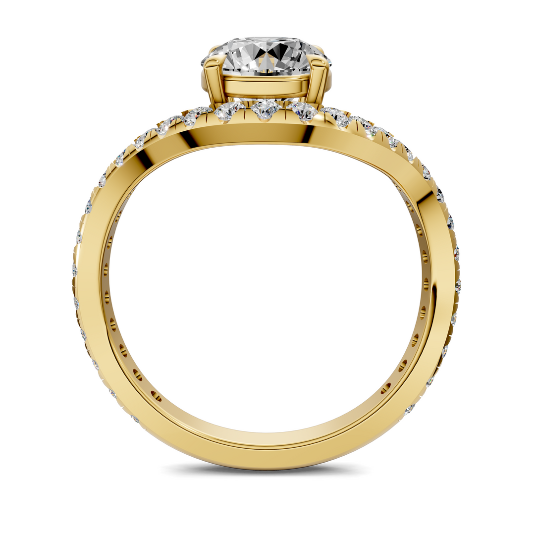 Lakeisha East-West Pavé Ring