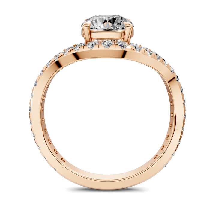 Lakeisha East-West Pavé Ring