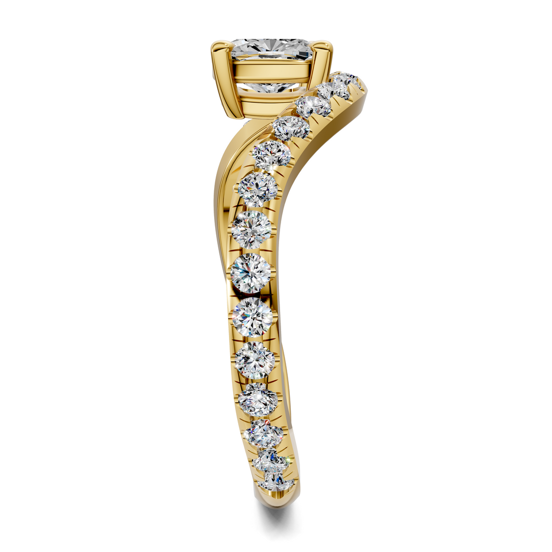 Lakeisha East-West Pavé Ring