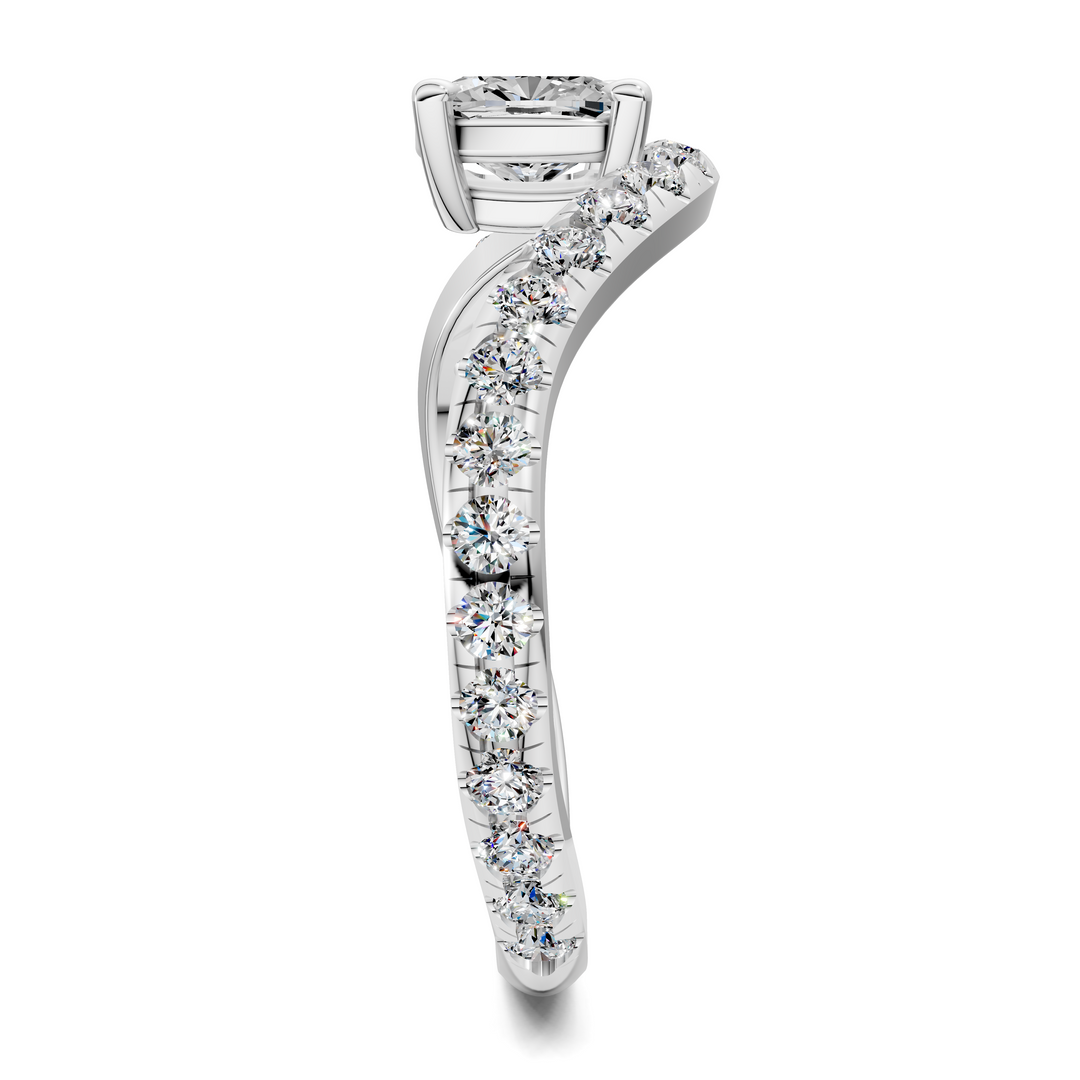 Lakeisha East-West Pavé Ring