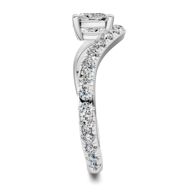 Lakeisha East-West Pavé Ring