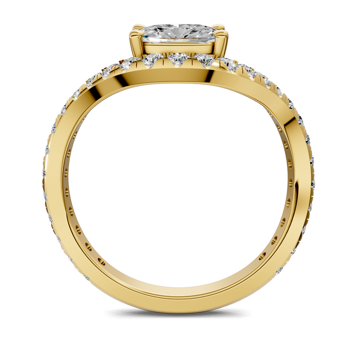 Lakeisha East-West Pavé Ring