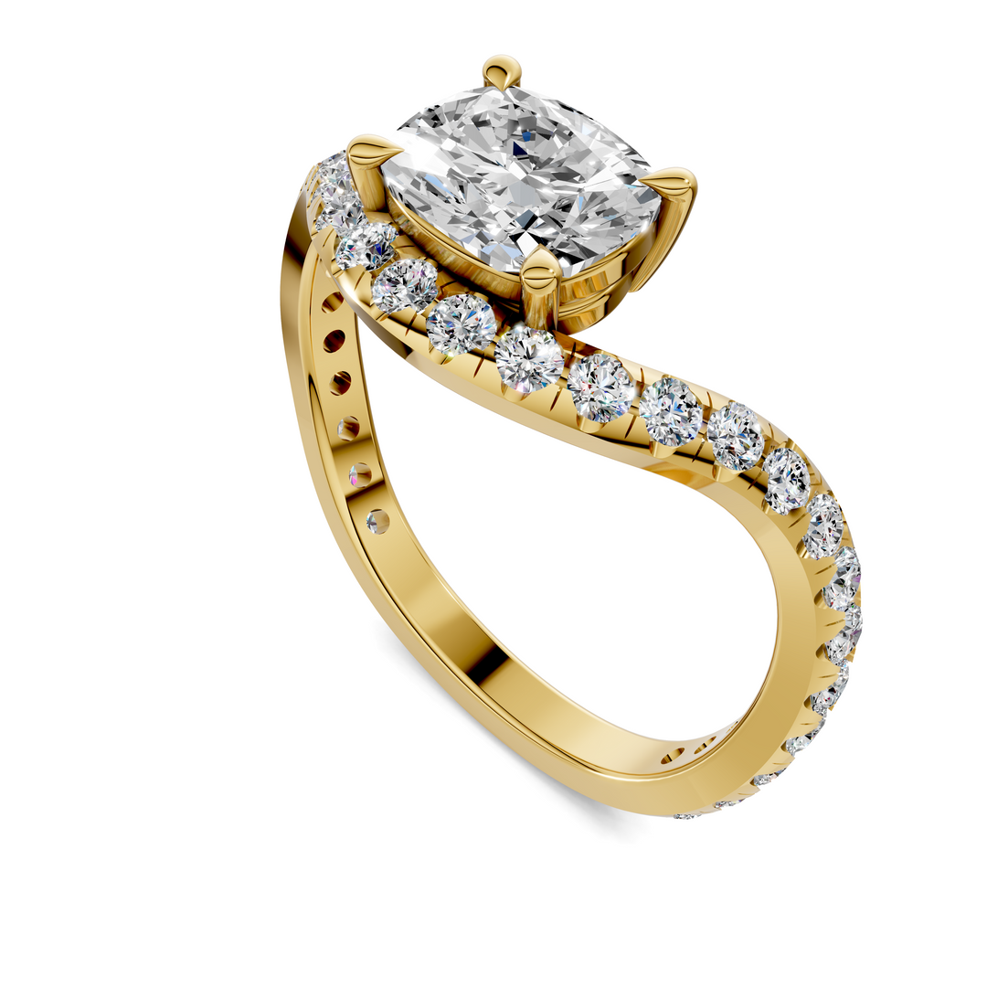 Lakeisha East-West Pavé Ring