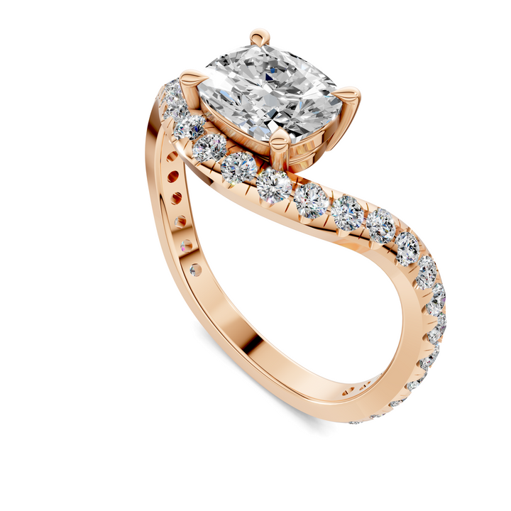 Lakeisha East-West Pavé Ring