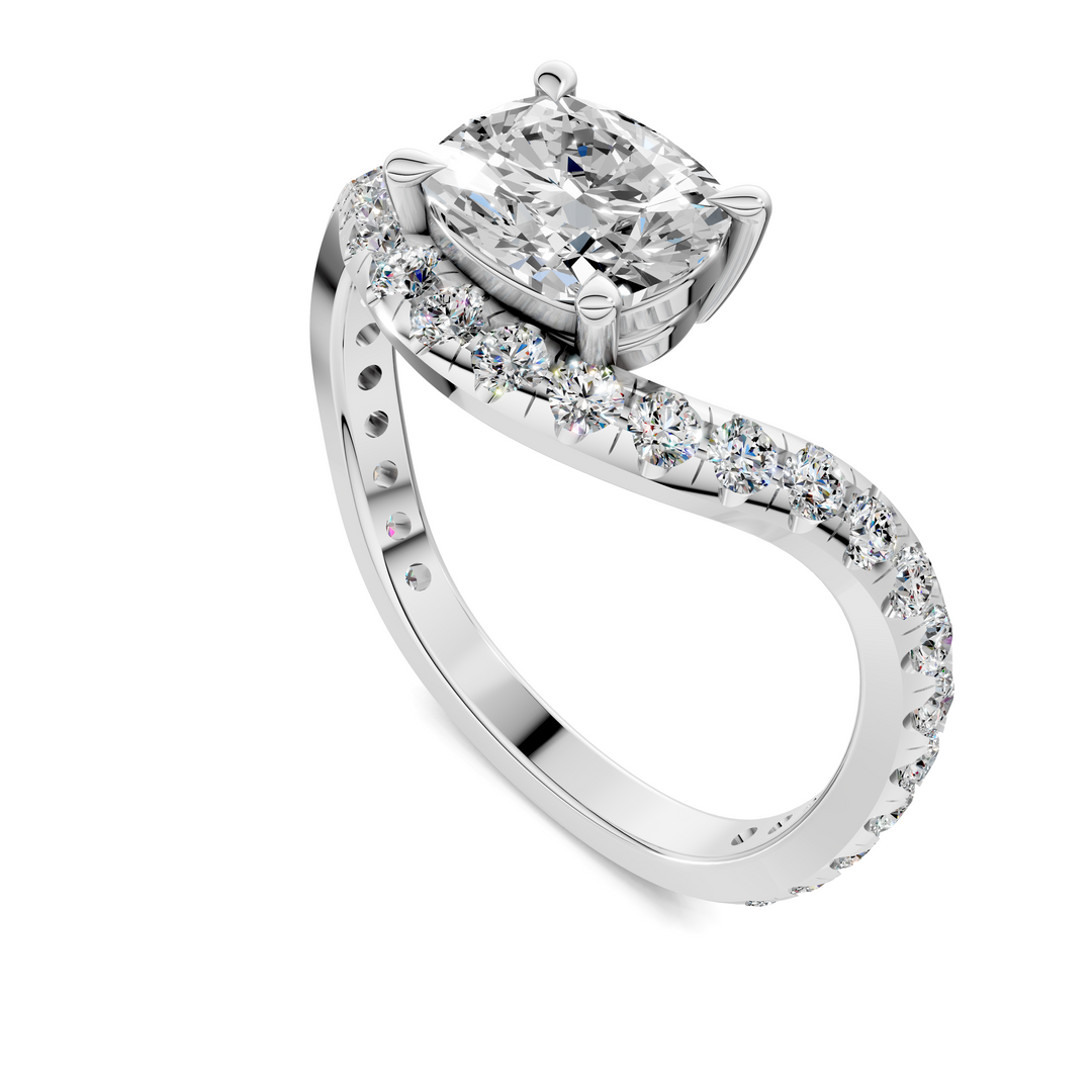 Lakeisha East-West Pavé Ring