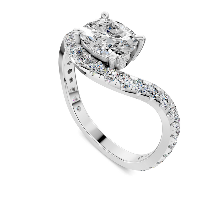 Lakeisha East-West Pavé Ring