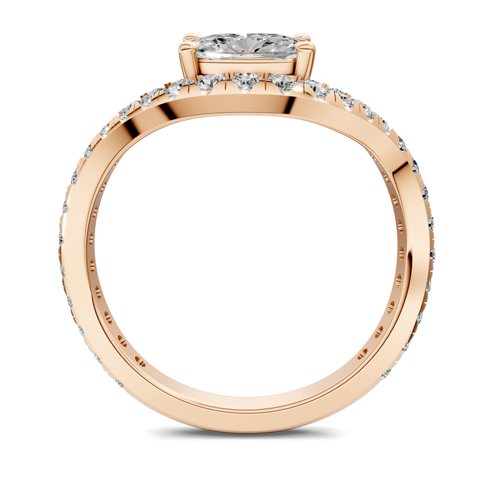 Lakeisha East-West Pavé Ring