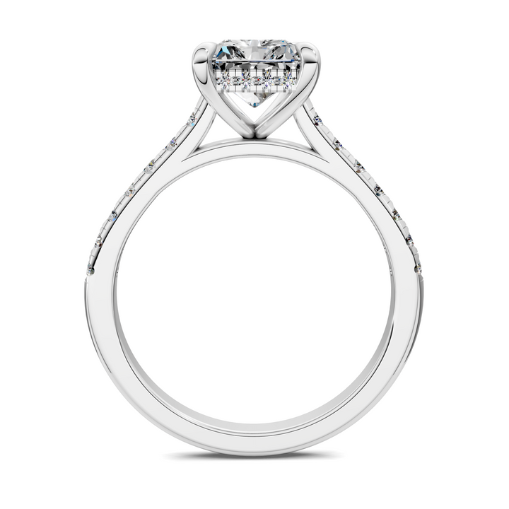Hollie Hidden Halo Cathedral Pavé Ring