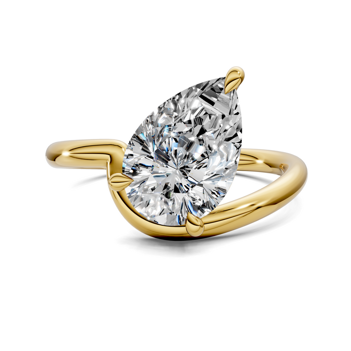 Shelley Sculptural Solitaire Ring