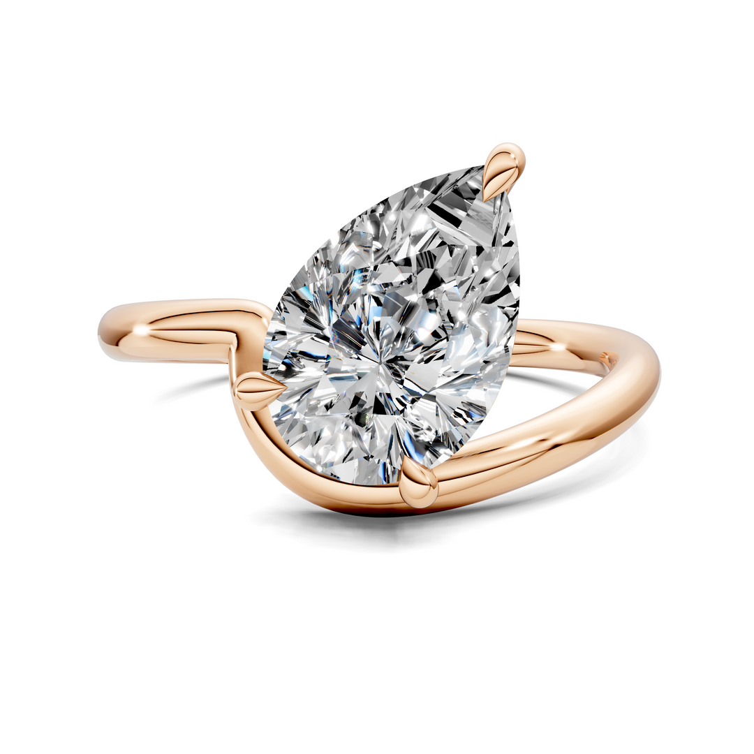 Shelley Sculptural Solitaire Ring
