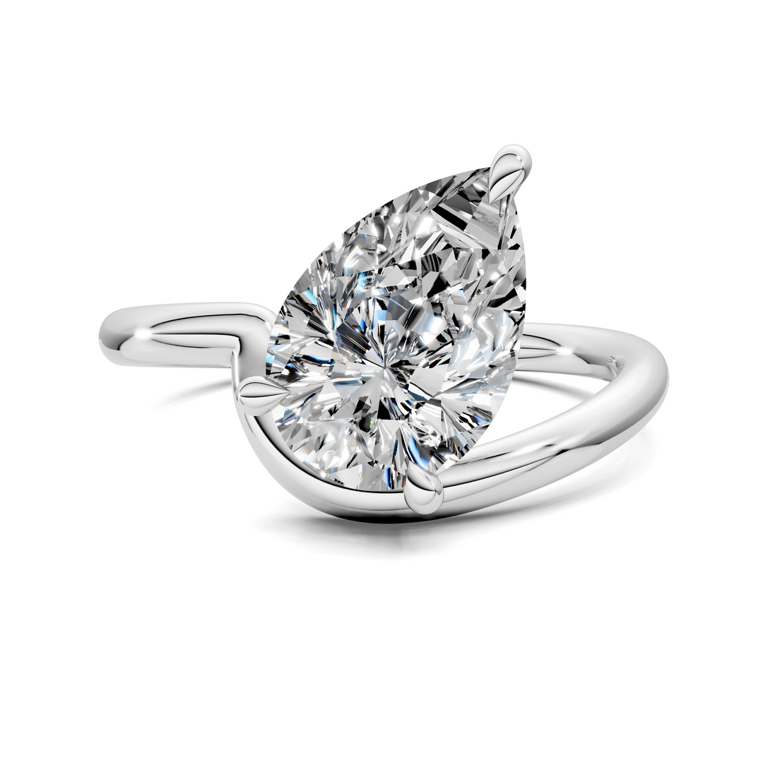 Shelley Sculptural Solitaire Ring