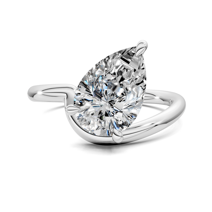 Shelley Sculptural Solitaire Ring