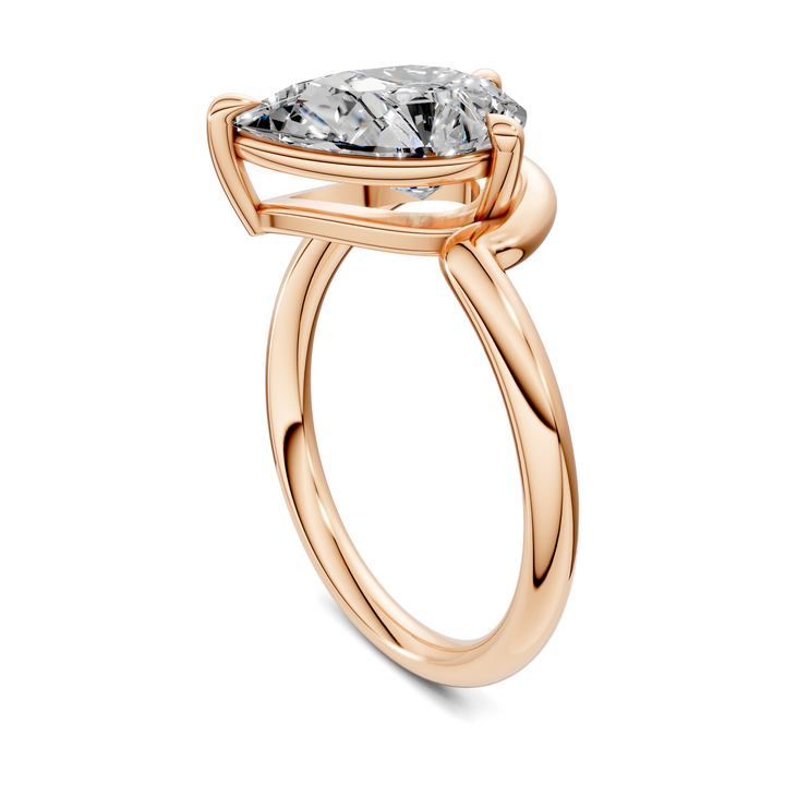 Shelley Sculptural Solitaire Ring