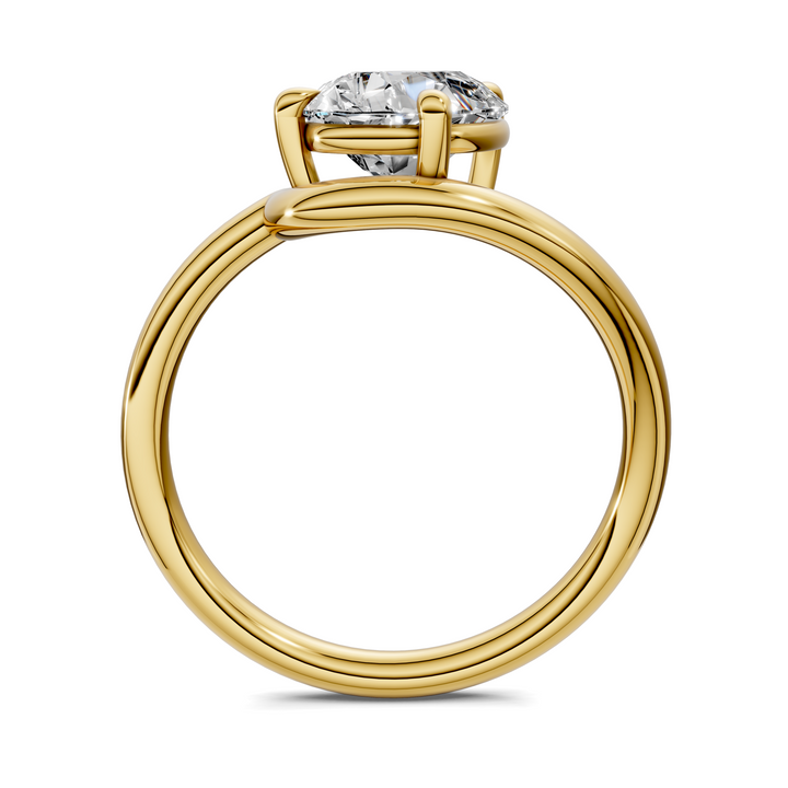 Shelley Sculptural Solitaire Ring