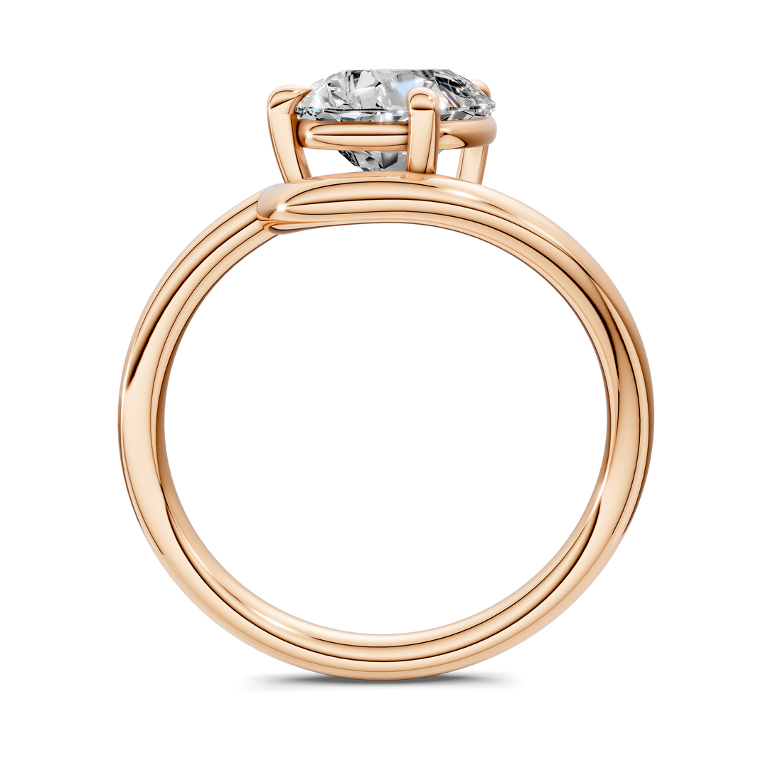 Shelley Sculptural Solitaire Ring