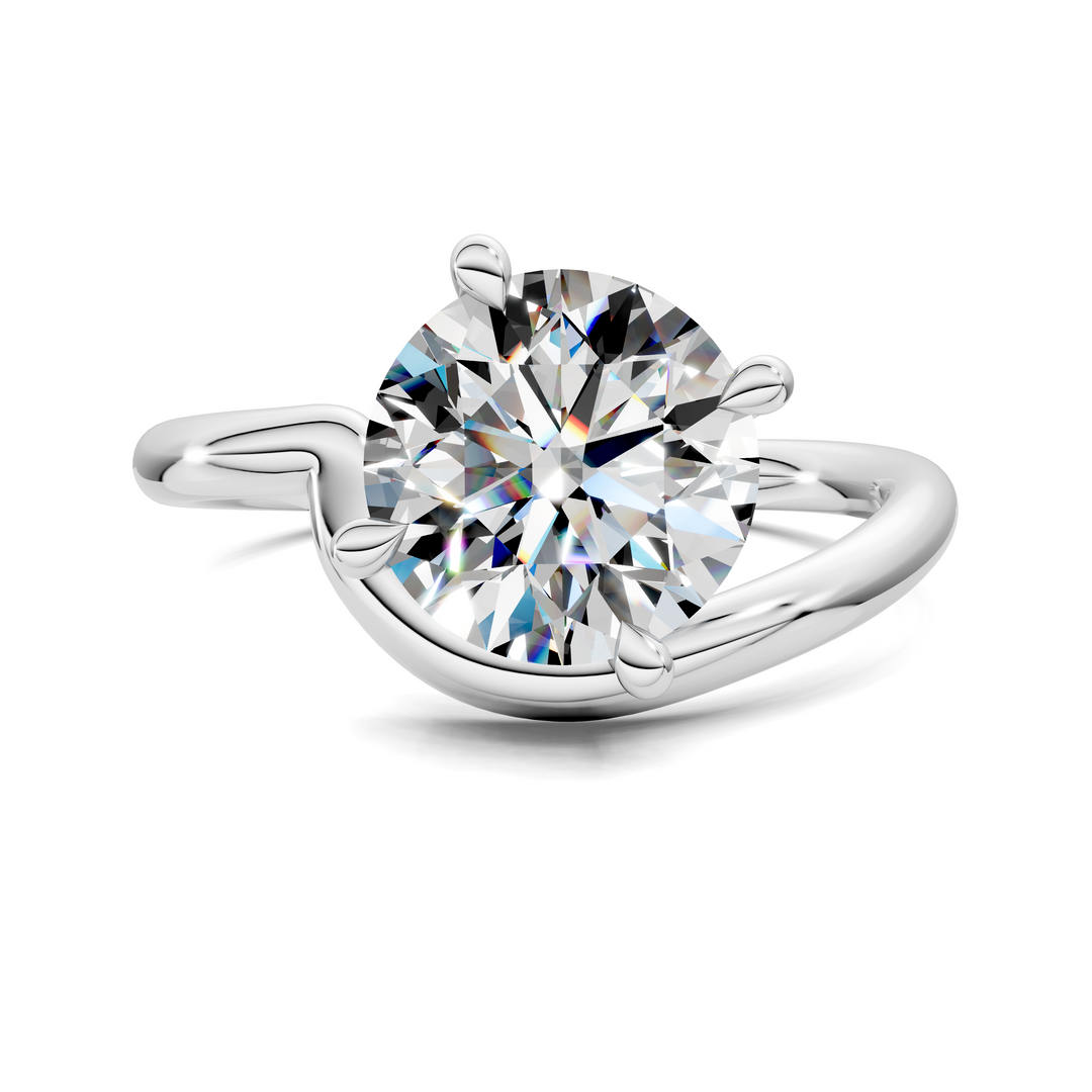 Shelley Sculptural Solitaire Ring