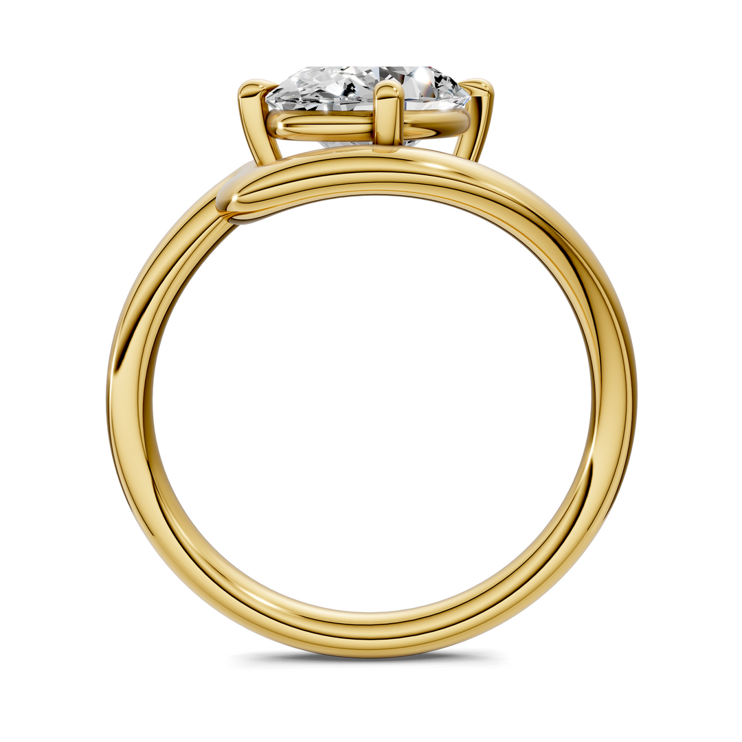 Shelley Sculptural Solitaire Ring