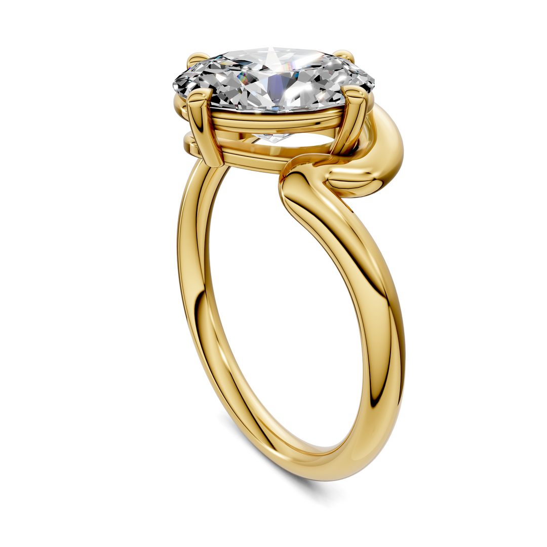 Shelley Sculptural Solitaire Ring