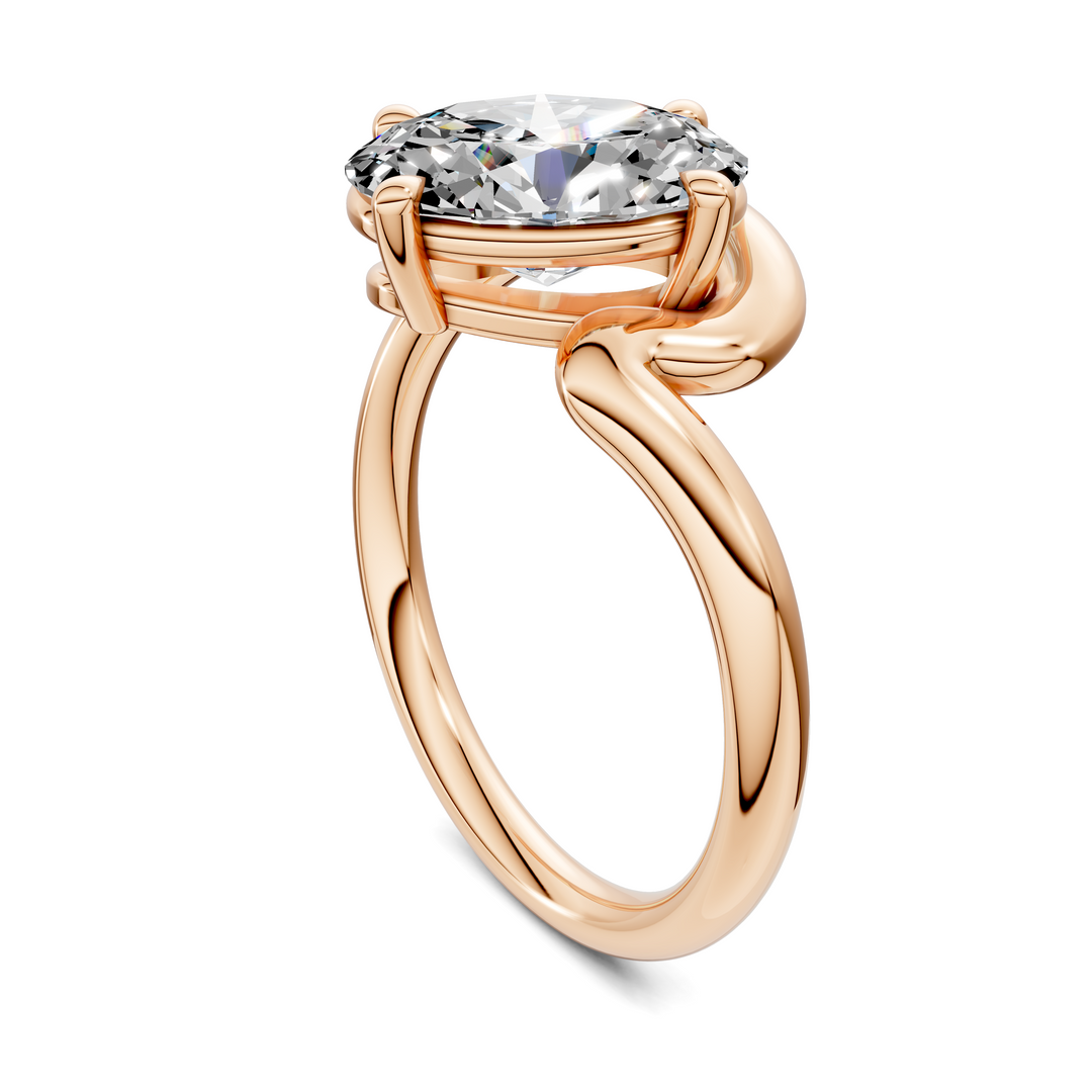 Shelley Sculptural Solitaire Ring