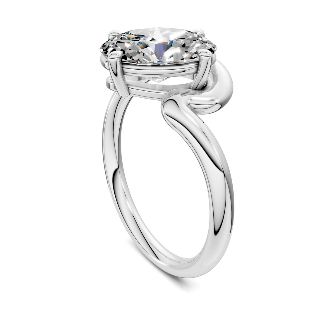 Shelley Sculptural Solitaire Ring