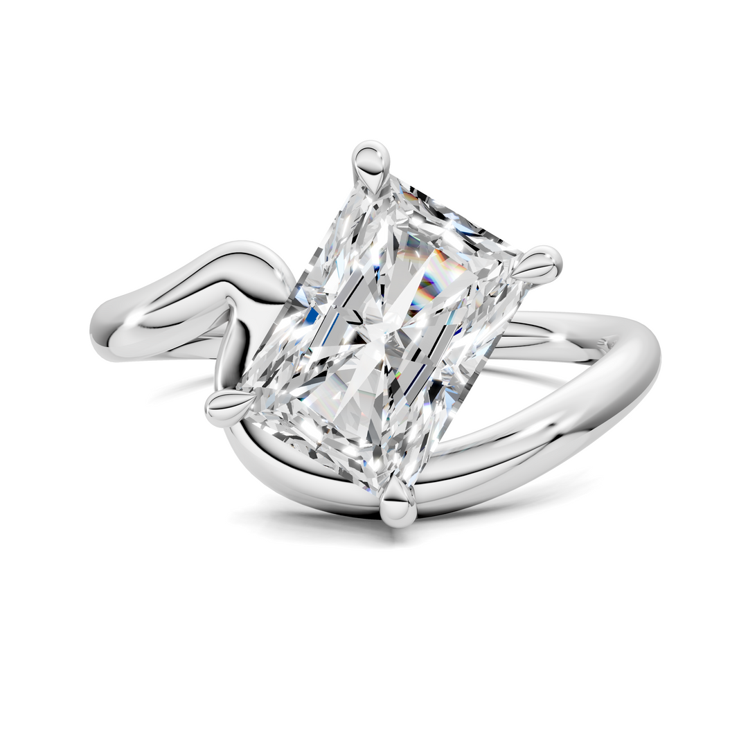 Shelley Sculptural Solitaire Ring