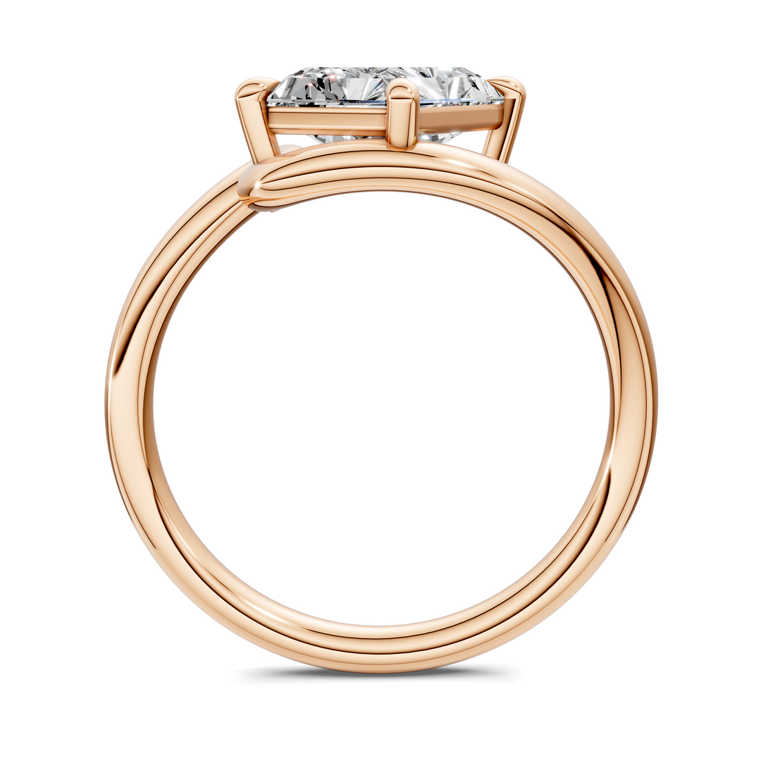 Shelley Sculptural Solitaire Ring