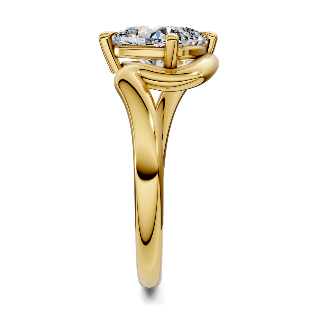 Shelley Sculptural Solitaire Ring