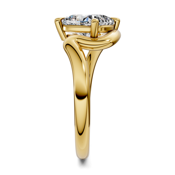 Shelley Sculptural Solitaire Ring