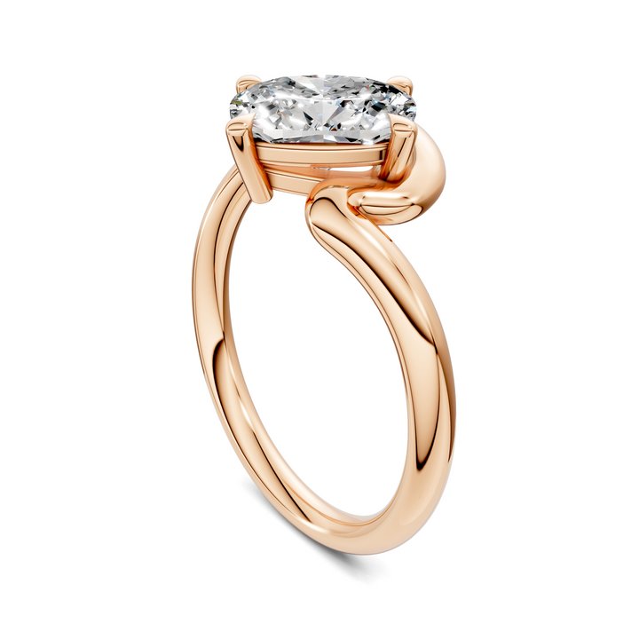 Shelley Sculptural Solitaire Ring