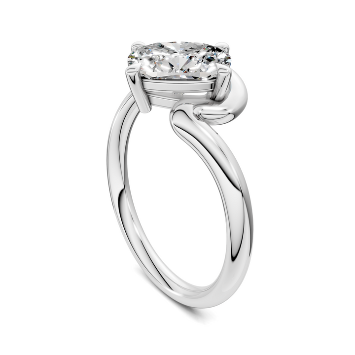 Shelley Sculptural Solitaire Ring