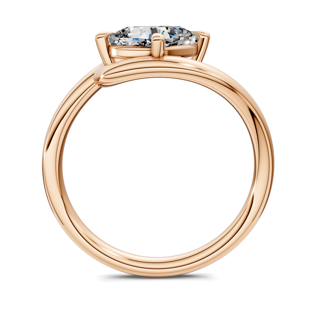 Shelley Sculptural Solitaire Ring