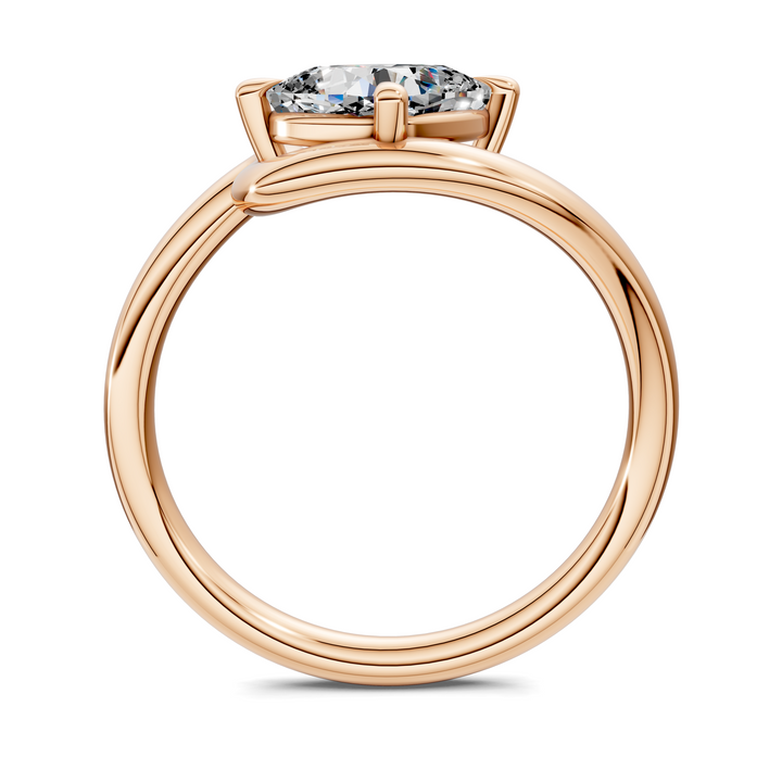 Shelley Sculptural Solitaire Ring