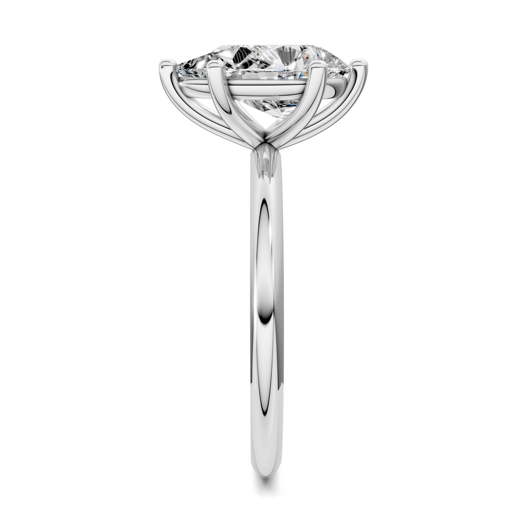 Sally Two-Tone Solitaire Ring