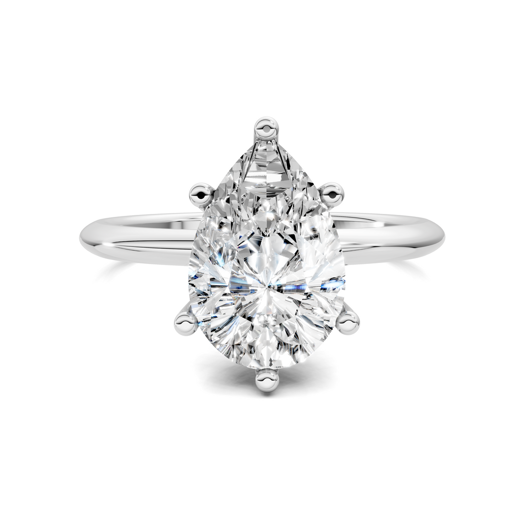 Sally Two-Tone Solitaire Ring