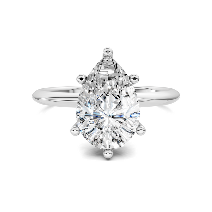 Sally Two-Tone Solitaire Ring
