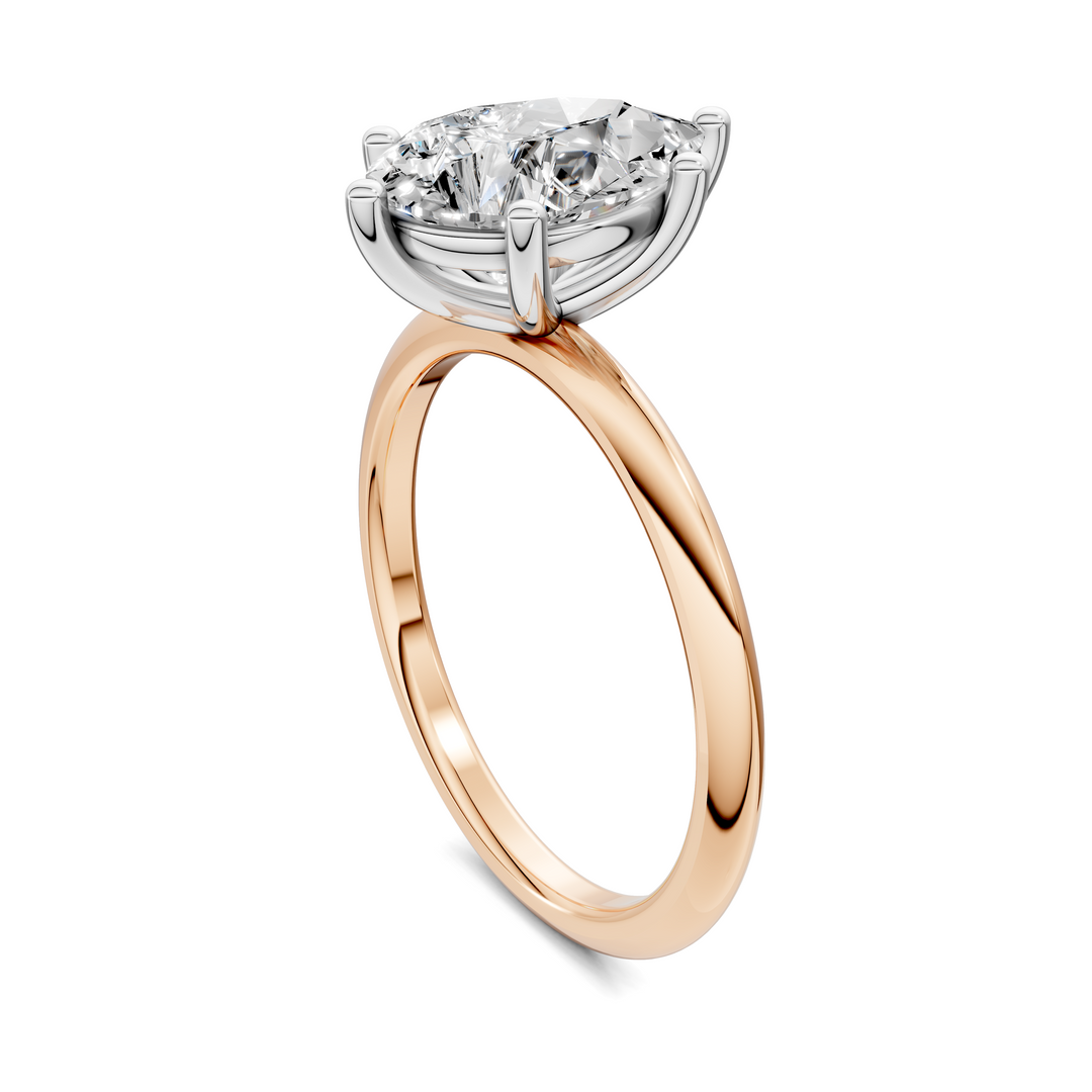 Sally Two-Tone Solitaire Ring Setting