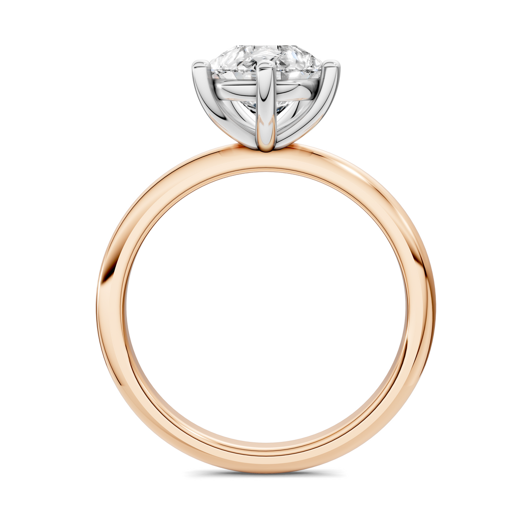 Sally Two-Tone Solitaire Ring Setting