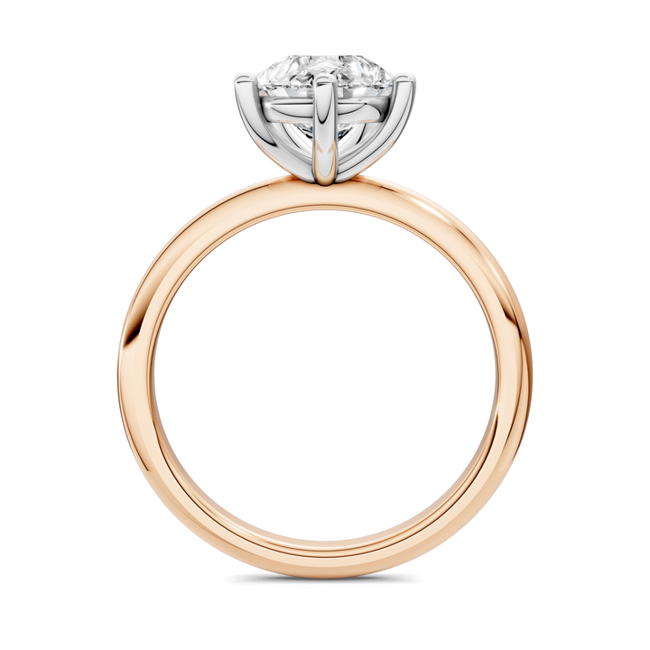 Sally Two-Tone Solitaire Ring