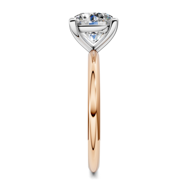 Sally Two-Tone Solitaire Ring