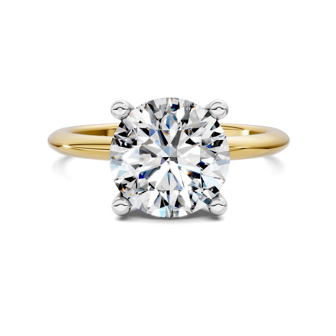 Sally Two-Tone Solitaire Ring